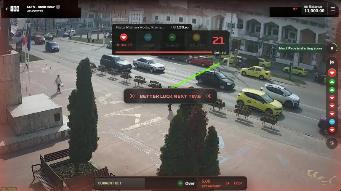 Come funziona un round di CCTV Rush Hour &mdash; passo dopo passo